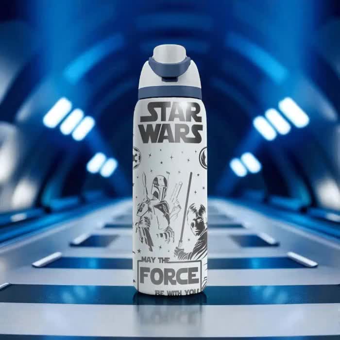Star Wars Engraved Owala Bottle – Galactic Design With Iconic